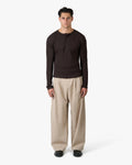 Henley Longsleeve | Brown
