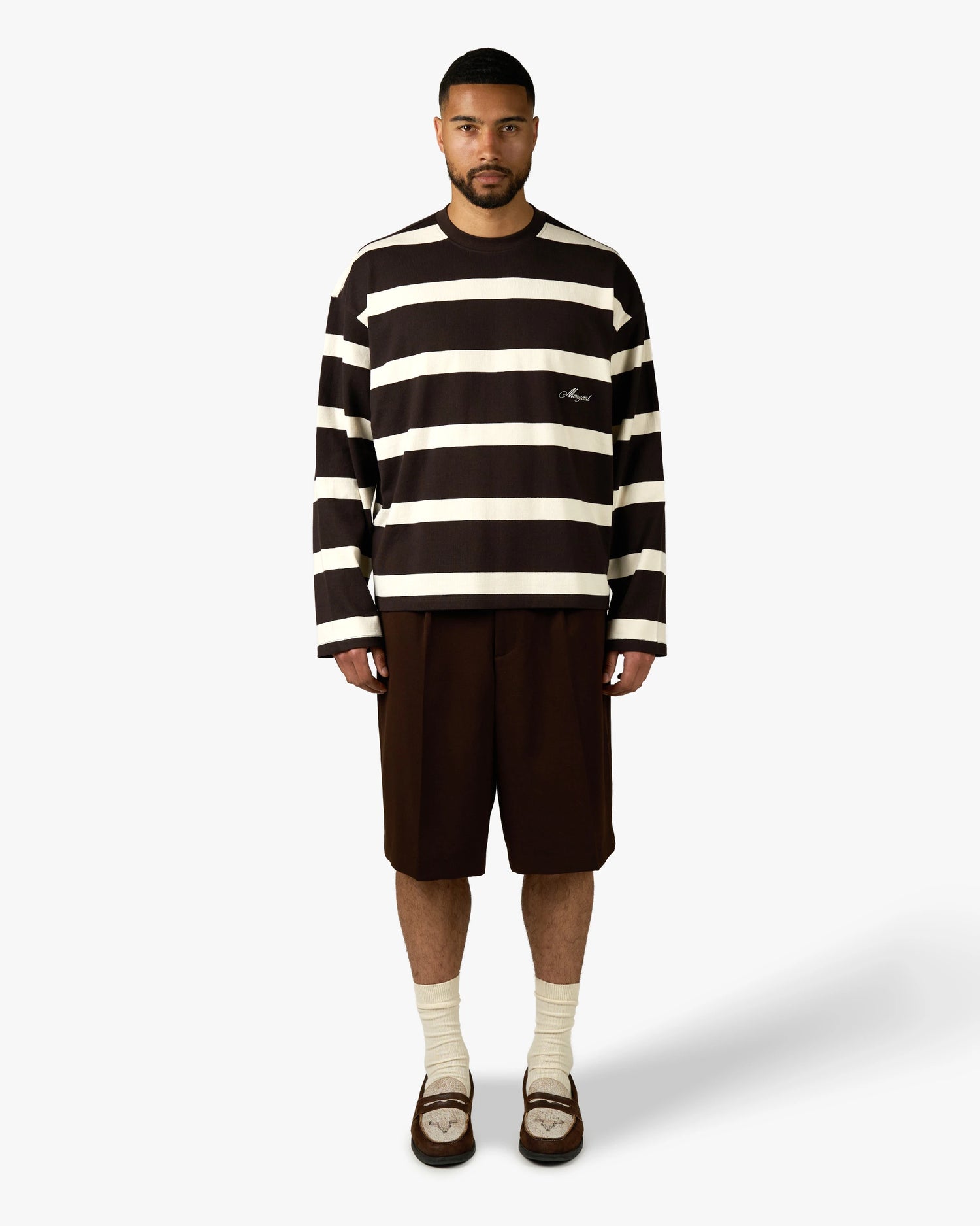 Orin Pleated Short | Brown